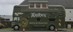 Ardbeg Bus - er steht an Messen